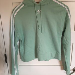 Adidas cropped hoodie, like new